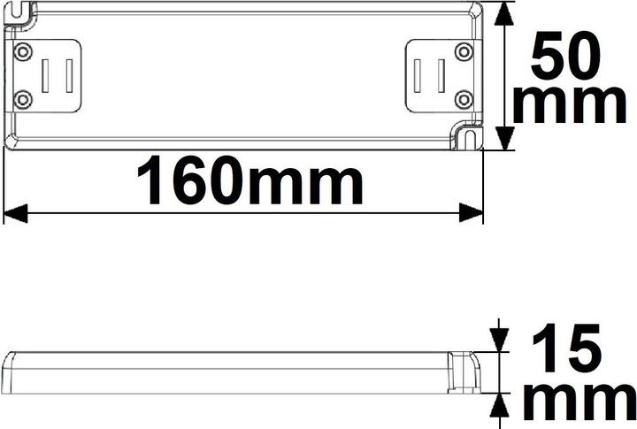 Produktbild Isoled LED Trafo 24V/DC, 0-30W, ultraflach, SELV