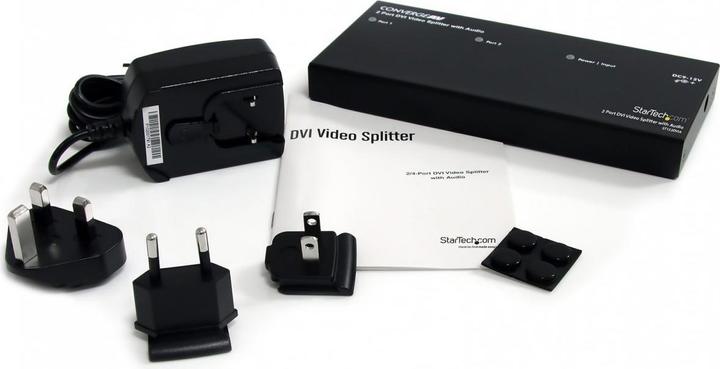 Image du produit StarTech Splitter vidéo DVI 2 ports avec audio - max. 1920x1200