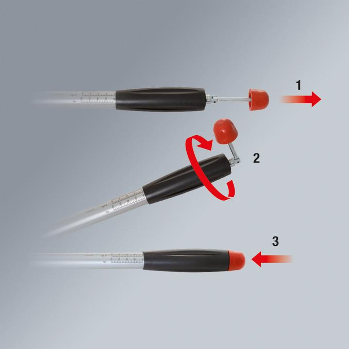 Produktbild KS Tools Kurzweg-Drehmomentschlüssel, 1/2", 25-150 Nm (1/2", 25 Nm, 150 Nm)