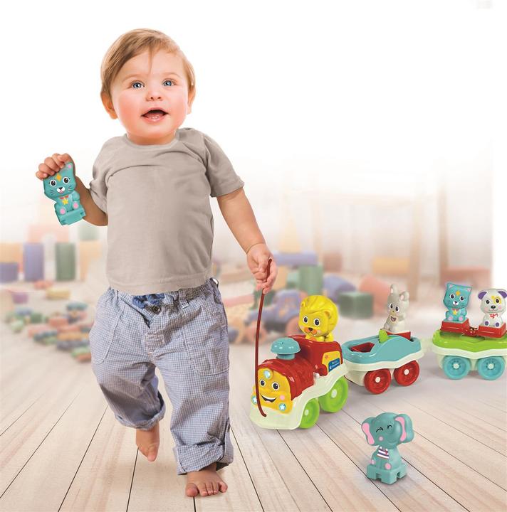 Actual product image Clementoni Baby Animal Train Interactive 3in1