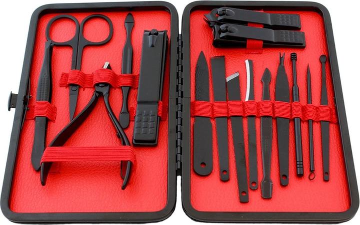 Produktbild TopShine Rotes Maniküre-Set 16-teilig