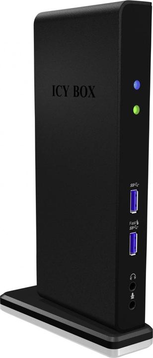 Icy Box IB-DK2241AC - USB Type-A 3.0 Multi Dock (USB-B, 11 Ports)