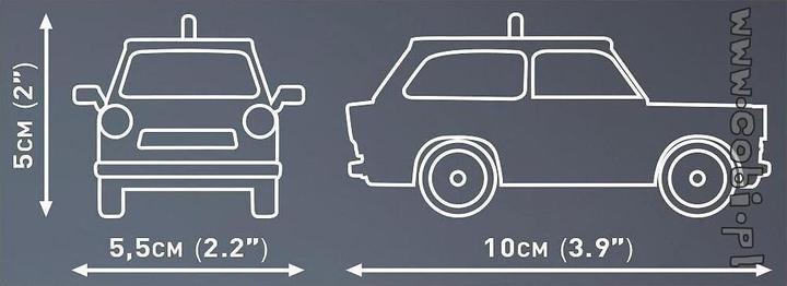 Actual product image Cobi Trabant 601 fire brigade