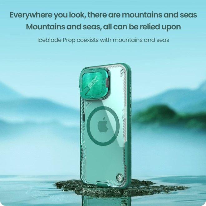 Produktbild Nillkin Iceblade Prop MagSafe Bio PC Hardcase Hülle (Apple iPhone 16 Pro Max)