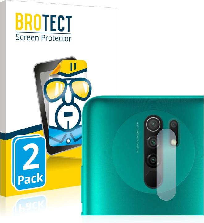 Actual product image BROTECT Screen Protector Clear (2 Piece, Xiaomi Redmi 9)