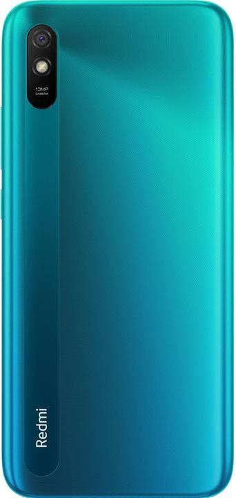 Actual product image Xiaomi Redmi 9A (32 GB, Peacock Green, 6.53", Hybrid Dual SIM, 13 Mpx, 4G)