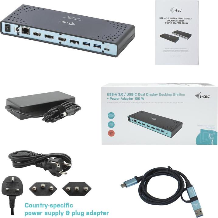Produktbild i-tec Dualdock (USB-C, 14 Ports)