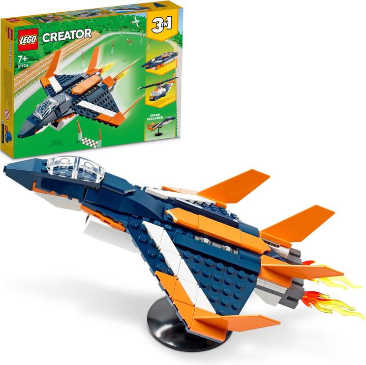 Immagine prodotto LEGO Jet supersonico (31126, LEGO Creator 3-in-1)