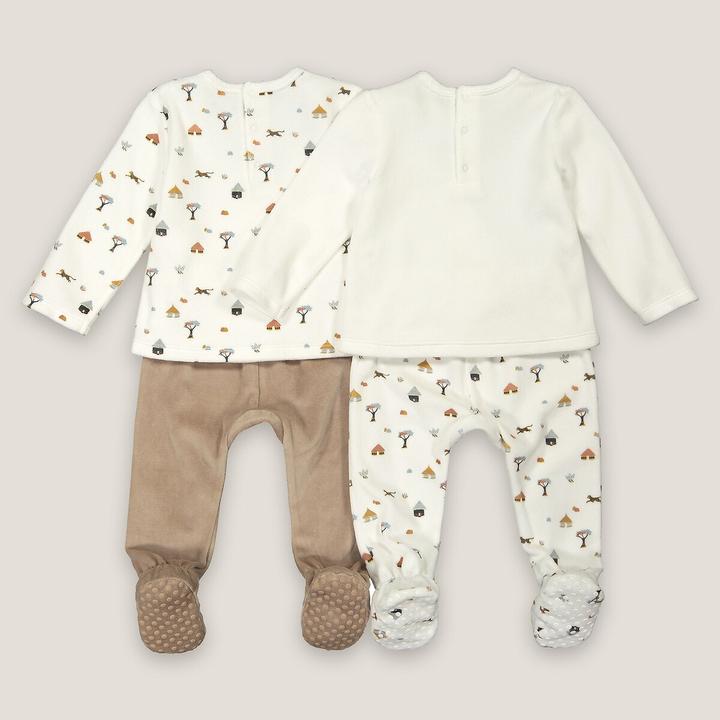 Actual product image La Redoute Collections 2 Pack Velvet Pyjamas (60)