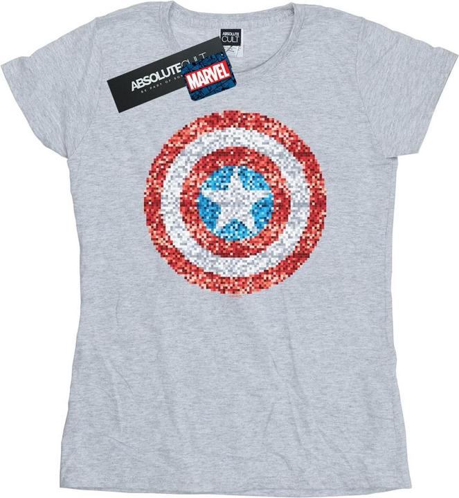 Captain America Pixelated Shield TShirt (XL)