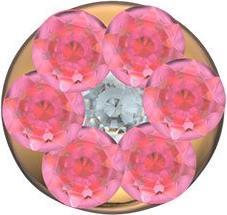 Produktbild Studex Sensitive Ohrstecker Mini Daisy Rosé Kristall Irisierend (Edelstahl)