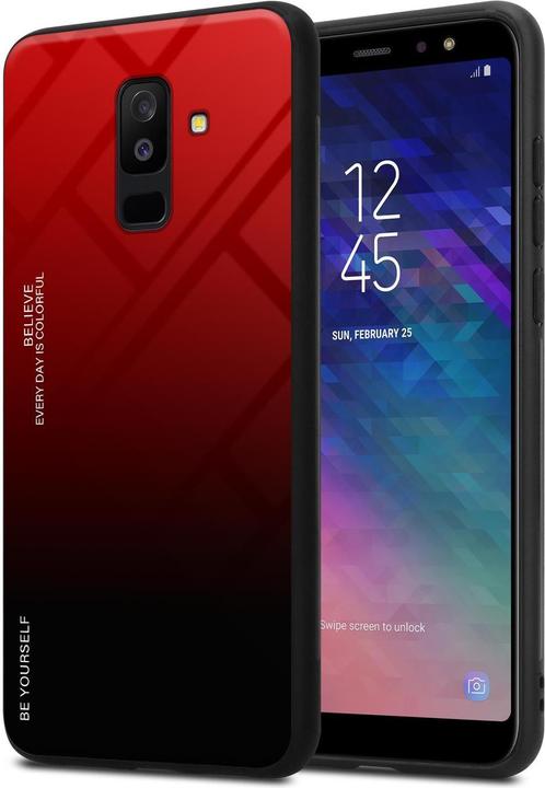 Actual product image Cadorabo TPU 2 colors glass cover (Samsung Galaxy A6+)