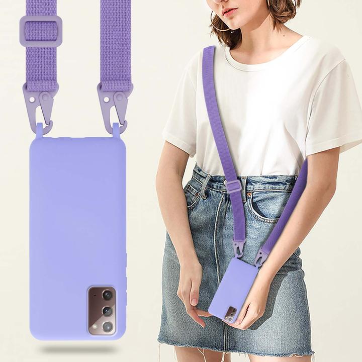 Produktbild Cadorabo TPU Cover Handy Kette Liquid (Samsung Galaxy Note 20)