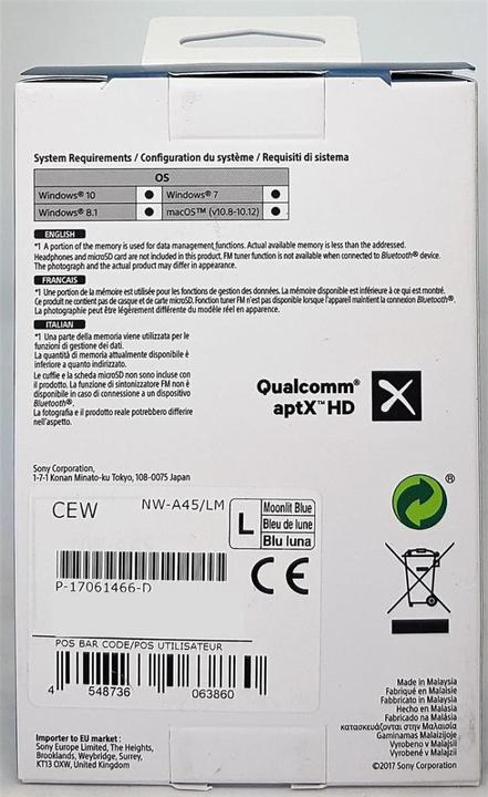 Produktbild Sony Nw-A45 (16 GB)