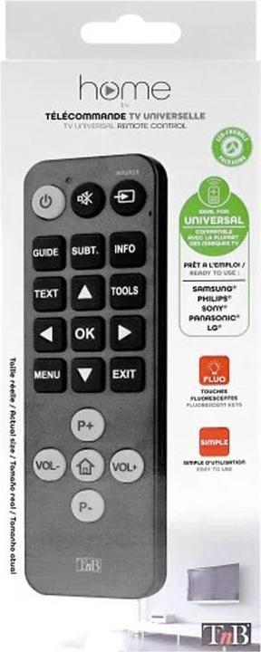 Immagine prodotto T'nB Telecomando universale Facile (Telecomando universale, Infrarossi)