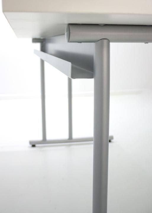 Immagine prodotto Kerkmann Scrivania Smart office in rovere rettangolare con gambe a C argento 140,0 x 70,0 cm (140 x 70 x 75 cm)