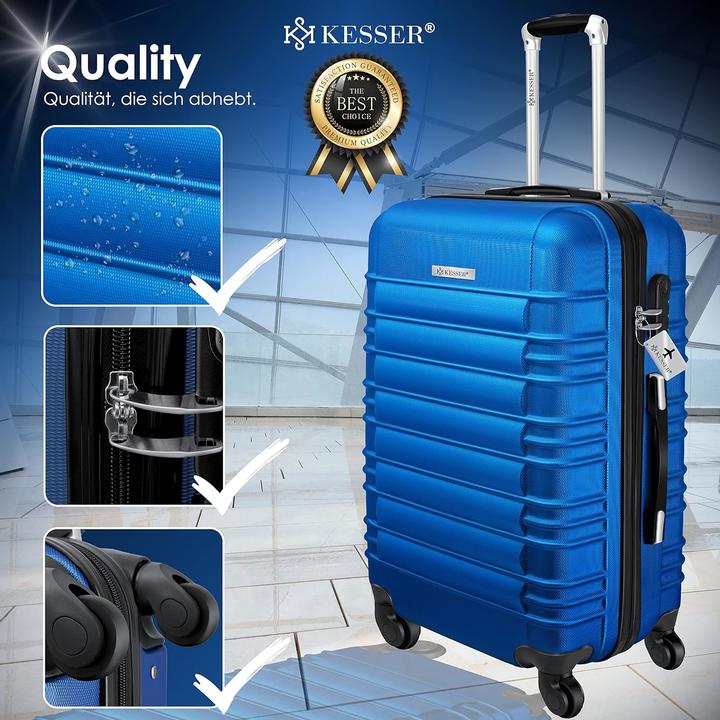 Produktbild Kesser Hartschalenkoffer-Set (120 l, M (50 - 90l), L (90 - 115l), XL (ab 115l))
