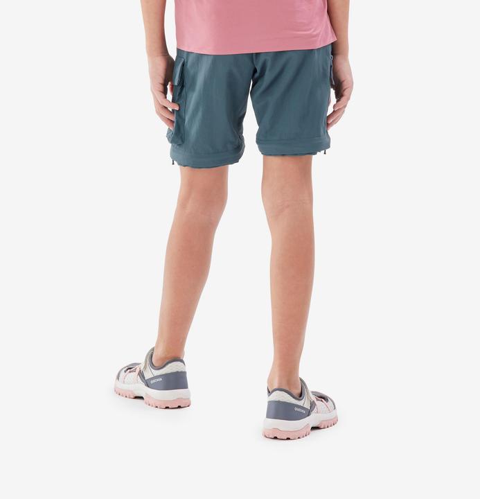 Image du produit Quechua Pantalon modulable de randonnée junior, MH500 bleu (10, 11, 12)