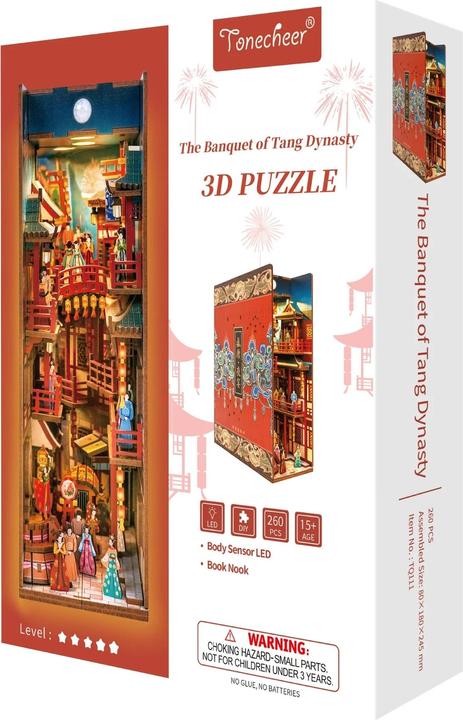 Actual product image Tonecheer The Banquet of Tang Dynasty - Book Nook