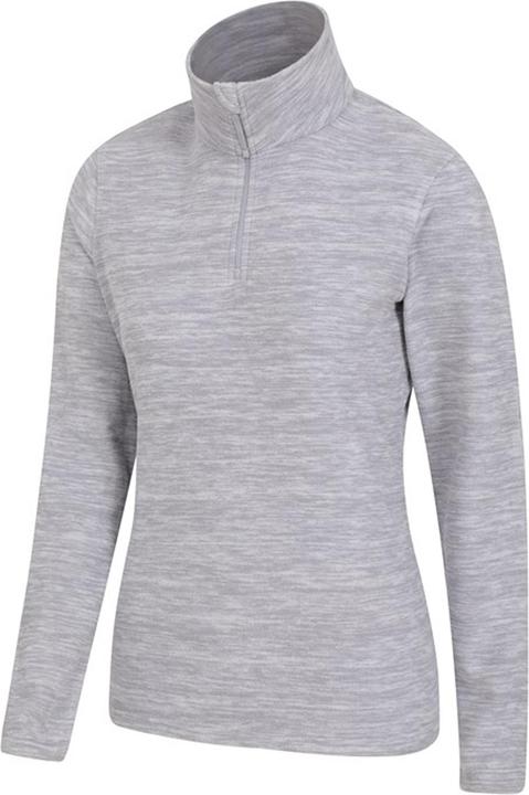 Actual product image Mountain Warehouse Womens/Ladies Snowdon Melange Fleece Top (44 D)