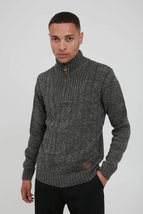 Immagine prodotto Solid Pankraz Maglione In Maglia Grossa Pullover Maglieria Da Donna Con Colletto Troyer In Cotone 10 (XXL)
