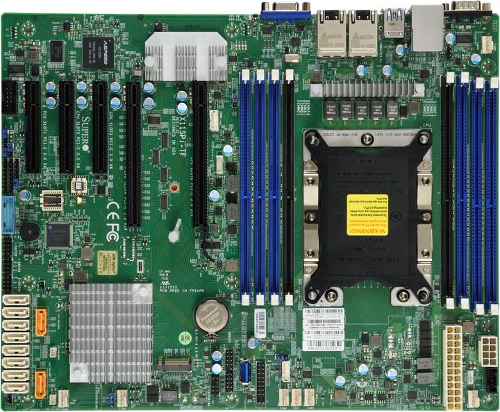 Actual product image Supermicro X11SPI-TF C622 DDR4 M2 ATX (Socket P, Intel C622, ATX)