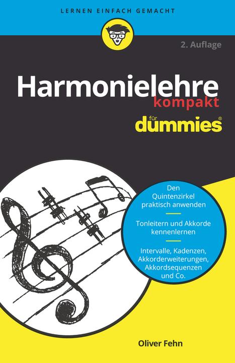 Actual product image Harmonielehre kompakt für Dummies (German, Oliver Fehn, 2020)