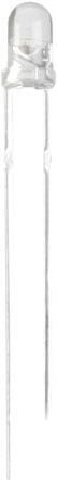 Actual product image Velleman Blue Led 3mm Waterclear 2200Mcd 20Ma