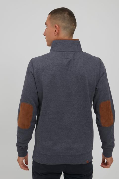 Actual product image Blend Achlias Men's Sweatshirt Sweat Shirt Jumper With High-Neck Buttons And Pockets (S)