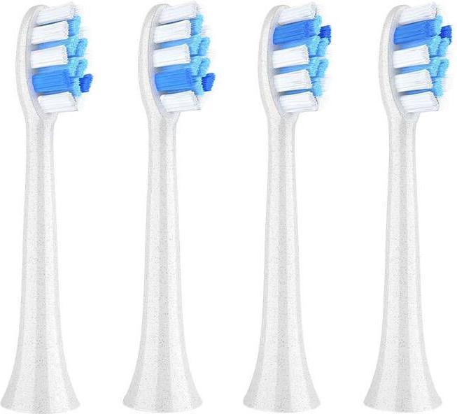 Fairywill Toothbrush tips FW-PW12 (white) (4 x)