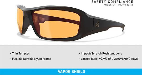 Immagine prodotto Edge Eyewear Schiessbrille HAMEL, Tigers Eye Vapor Shield Lens