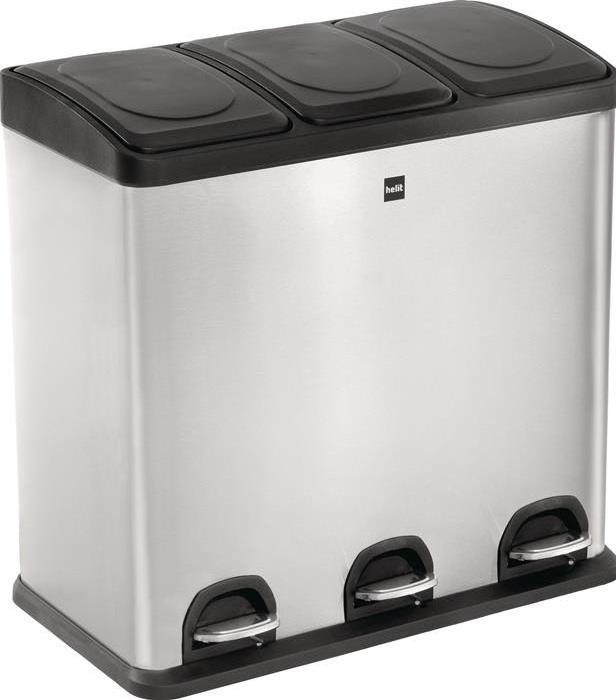 Immagine prodotto Helit il separatore di rifiuti 3x 20 l d'argento (300 l)