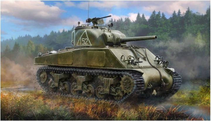 Actual product image 1:72 M4A2 Sherman Medium US-tank WWII
