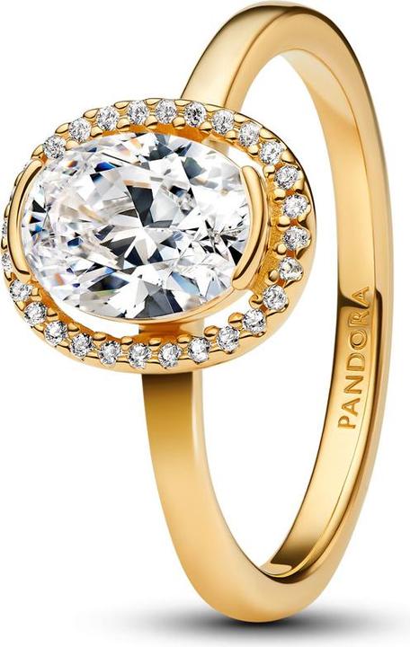 Produktbild Pandora Oval Sparkling Halo Ring (56)