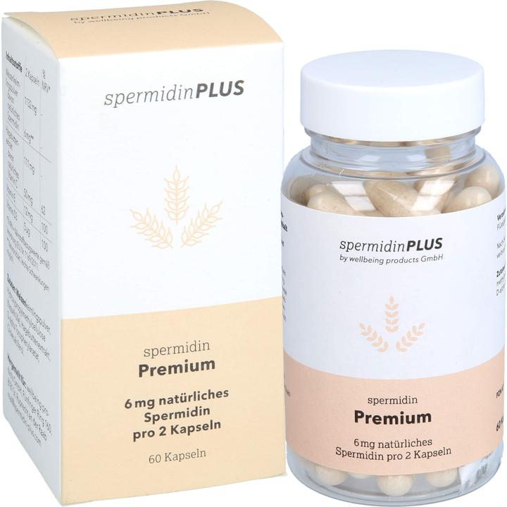 Produktbild SpermidinPlus Spermidin Premium (60 Stück, Kapseln)