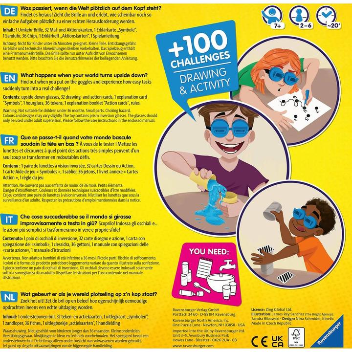 Produktbild Ravensburger The #UpsideDownChallenge Game (Deutsch, Französisch, Italienisch, Englisch, Niederländisch)