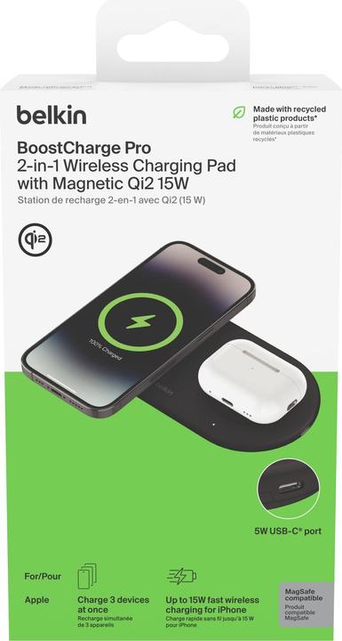 Image du produit Belkin Boost Charge Pro 2-in-1 (15 W)