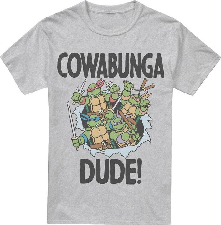 Actual product image Teenage Mutant NT Mens Cowabunga Dude T-Shirt (L)