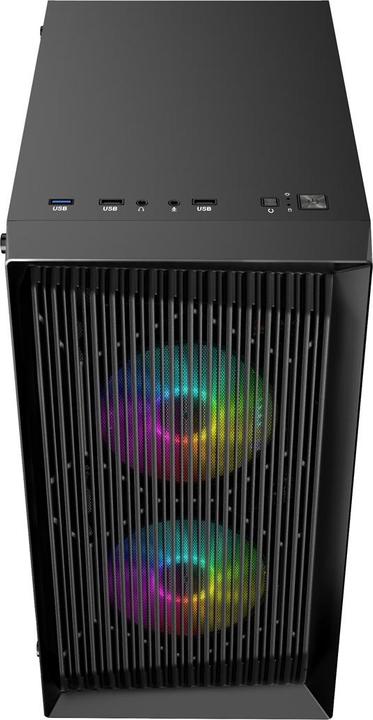 Actual product image Logic Obudowa Atos RGB Mini USB 3.0 Bez Zasilacza (mATX, Mini-ITX)