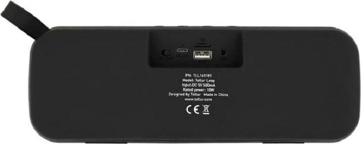 Immagine prodotto Tellur Altoparlante Bluetooth Loop 10W nero (5 h, Batteria ricaricabile)
