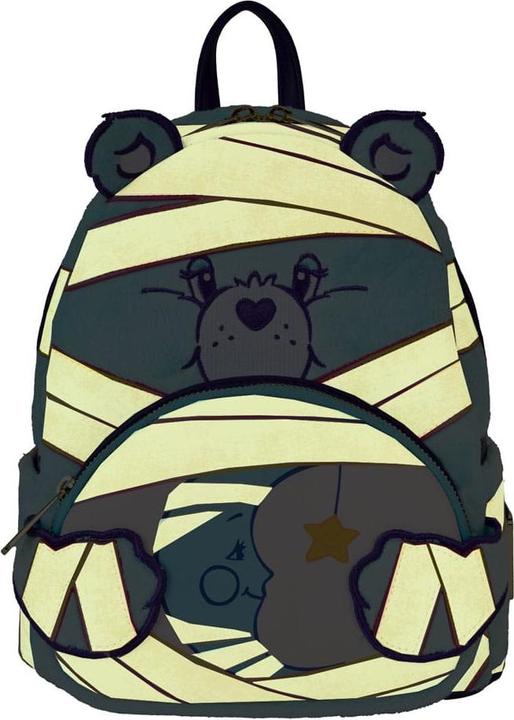 Produktbild Loungefly Die Glücksbärchen x Universal Monsters by Mini-Rucksack Bedtime Bear Mummy