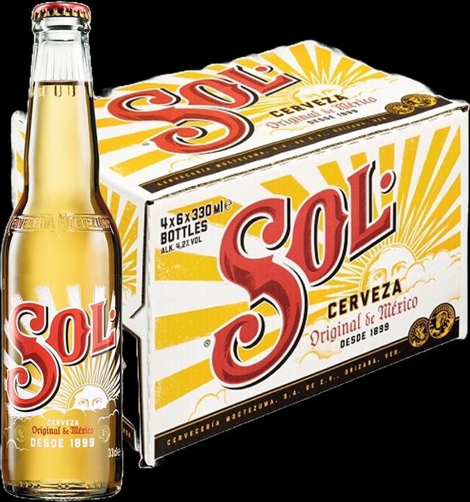 Immagine prodotto Sol 33 cl 4,5% monouso confezione da 24 pezzi (24 x 33 cl)