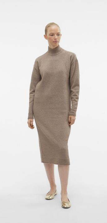 Produktbild Vero Moda VMKADEN LS HIGHNECK CALF DRESS GA BF Strickkleid (XS)