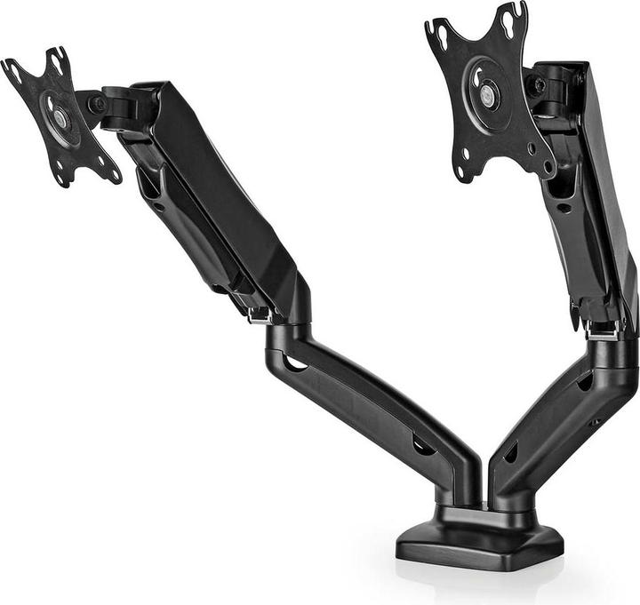 Actual product image Nedis Desk Monitor Holder | Gas Spring | 2 Screen(s) | 15 - 32 " | 75x75 / 100x100 | Vol (Table, 32")