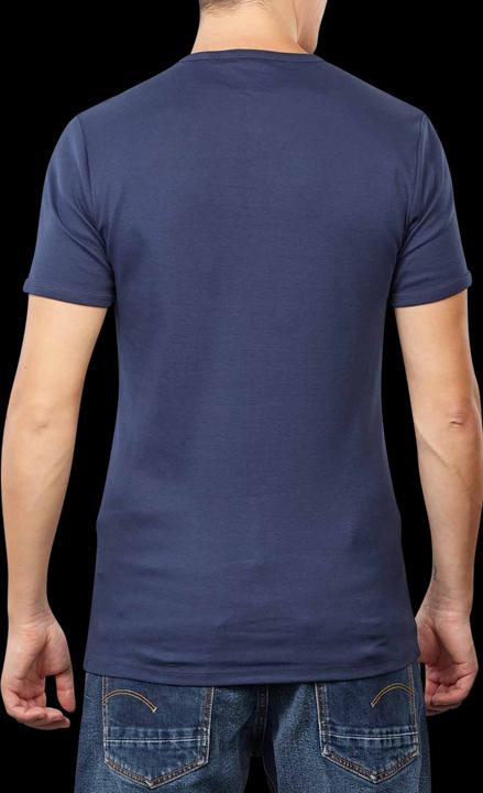 Image du produit G-Star Short Sleeve Base T-Shirt Crew Neck 2-Pack Sartho Blu (S)