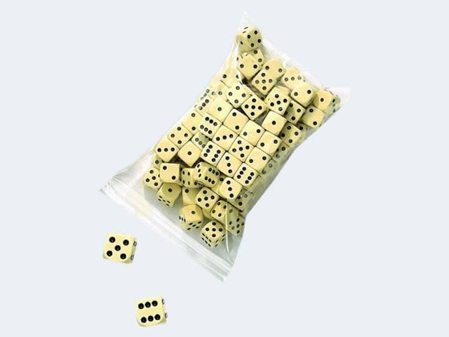 Image du produit Philos 100 cubes ivoire 16mm à l'unité UPE = 0,29