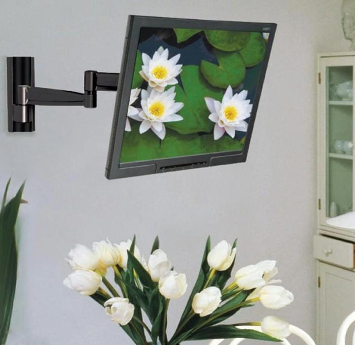 Produktbild Techly Befestigungskit (Wandplatte, 3 Gelenke, Halterung für Display) - für Flachbildsc (Wand, 37", 25 kg)