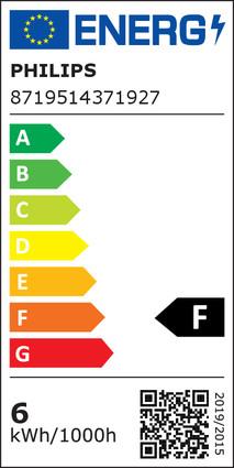 Energy Label Philips LED Reflector (E14, 6 W, 640 lm, 1 x, F)