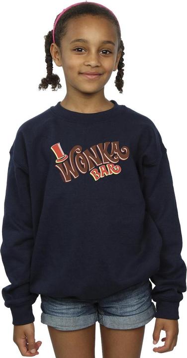 Immagine prodotto Willy Wonka & the Chocolate Factory Bar Logo Felpa Ragazze (104)