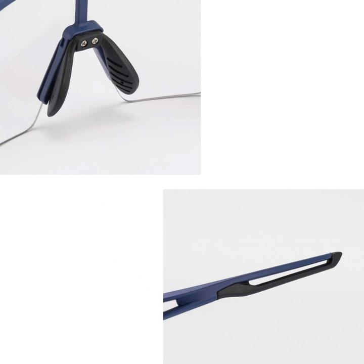 Actual product image Rockbros 10174 photochromic UV400 cycling glasses - blue (Blue)